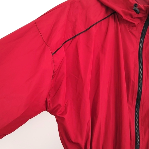 Avia Womens LIghtweight Burgundy Hooded Jacket Size 12-14 L - Picture 3 of 11